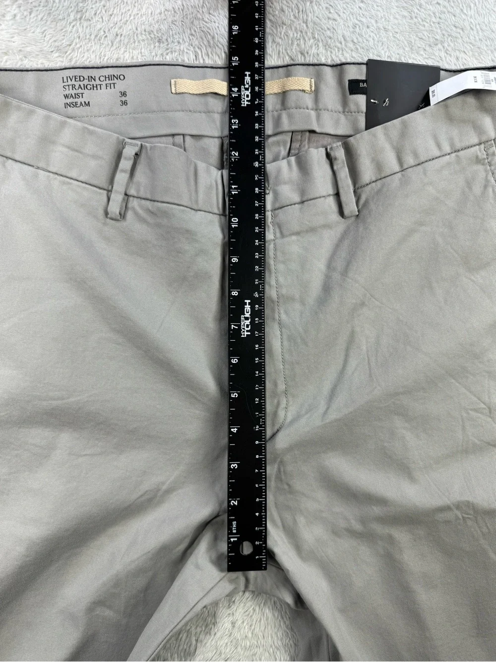 NWT Banana Republic Lived-In Chino Straight Fit Pants 36x36